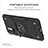 Coque Contour Silicone et Plastique Housse Etui Mat avec Magnetique Support Bague Anneau MQ1 pour Xiaomi Redmi Note 10T 5G Petit