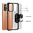 Coque Contour Silicone et Plastique Housse Etui Mat avec Magnetique Support Bague Anneau MQ2 pour Xiaomi Redmi Note 10 Pro 4G Petit