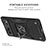 Coque Contour Silicone et Plastique Housse Etui Mat avec Magnetique Support Bague Anneau MQ4 pour Google Pixel 6 5G Petit