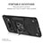 Coque Contour Silicone et Plastique Housse Etui Mat avec Magnetique Support Bague Anneau MQ4 pour Google Pixel 6 Pro 5G Petit