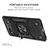 Coque Contour Silicone et Plastique Housse Etui Mat avec Magnetique Support Bague Anneau MQ4 pour Google Pixel 6a 5G Petit