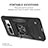 Coque Contour Silicone et Plastique Housse Etui Mat avec Magnetique Support Bague Anneau MQ4 pour Google Pixel 7 Pro 5G Petit