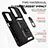 Coque Contour Silicone et Plastique Housse Etui Mat avec Magnetique Support Bague Anneau MQ6 pour Samsung Galaxy A23 5G Petit