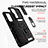 Coque Contour Silicone et Plastique Housse Etui Mat avec Magnetique Support Bague Anneau MQ6 pour Samsung Galaxy A33 5G Petit