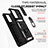 Coque Contour Silicone et Plastique Housse Etui Mat avec Magnetique Support Bague Anneau MQ6 pour Samsung Galaxy A52 4G Petit