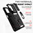 Coque Contour Silicone et Plastique Housse Etui Mat avec Magnetique Support Bague Anneau MQ6 pour Samsung Galaxy M33 5G Petit