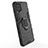 Coque Contour Silicone et Plastique Housse Etui Mat avec Magnetique Support Bague Anneau pour Samsung Galaxy A12 Nacho Petit