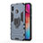 Coque Contour Silicone et Plastique Housse Etui Mat avec Magnetique Support Bague Anneau pour Samsung Galaxy M10S Petit