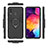 Coque Contour Silicone et Plastique Housse Etui Mat avec Magnetique Support Bague Anneau pour Samsung Galaxy M10S Petit