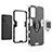 Coque Contour Silicone et Plastique Housse Etui Mat avec Magnetique Support Bague Anneau pour Samsung Galaxy M23 5G Petit