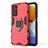 Coque Contour Silicone et Plastique Housse Etui Mat avec Magnetique Support Bague Anneau pour Samsung Galaxy M23 5G Petit