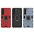 Coque Contour Silicone et Plastique Housse Etui Mat avec Magnetique Support Bague Anneau pour Samsung Galaxy S23 5G Petit