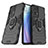 Coque Contour Silicone et Plastique Housse Etui Mat avec Magnetique Support Bague Anneau S01 pour Oppo Reno7 Pro 5G Petit