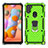 Coque Contour Silicone et Plastique Housse Etui Mat avec Magnetique Support Bague Anneau S01 pour Samsung Galaxy M11 Pastel Vert