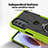 Coque Contour Silicone et Plastique Housse Etui Mat avec Magnetique Support Bague Anneau S02 pour Motorola Moto G41 Petit