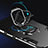 Coque Contour Silicone et Plastique Housse Etui Mat avec Magnetique Support Bague Anneau S08 pour Samsung Galaxy S21 FE 5G Petit