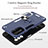 Coque Contour Silicone et Plastique Housse Etui Mat avec Magnetique Support Bague Anneau Y01B pour Samsung Galaxy A13 4G Petit