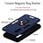 Coque Contour Silicone et Plastique Housse Etui Mat avec Magnetique Support Bague Anneau Y01B pour Samsung Galaxy A2 Core A260F A260G Petit