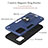 Coque Contour Silicone et Plastique Housse Etui Mat avec Magnetique Support Bague Anneau Y01B pour Samsung Galaxy A31 Petit