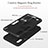 Coque Contour Silicone et Plastique Housse Etui Mat avec Magnetique Support Bague Anneau Y01B pour Samsung Galaxy M10 Petit