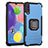 Coque Contour Silicone et Plastique Housse Etui Mat avec Magnetique Support Bague Anneau ZJ2 pour Samsung Galaxy A70 Petit