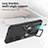 Coque Contour Silicone et Plastique Housse Etui Mat avec Magnetique Support Bague Anneau ZL1 pour Huawei P50 Petit