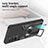 Coque Contour Silicone et Plastique Housse Etui Mat avec Magnetique Support Bague Anneau ZL1 pour Samsung Galaxy A52 4G Petit