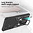 Coque Contour Silicone et Plastique Housse Etui Mat avec Magnetique Support Bague Anneau ZL1 pour Samsung Galaxy A72 4G Petit