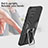 Coque Contour Silicone et Plastique Housse Etui Mat avec Magnetique Support Bague Anneau ZL1 pour Samsung Galaxy F12 Petit