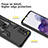 Coque Contour Silicone et Plastique Housse Etui Mat avec Magnetique Support Bague Anneau ZL1 pour Samsung Galaxy S20 Petit