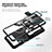 Coque Contour Silicone et Plastique Housse Etui Mat avec Magnetique Support Bague Anneau ZL1 pour Samsung Galaxy Z Flip3 5G Petit