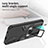 Coque Contour Silicone et Plastique Housse Etui Mat avec Magnetique Support Bague Anneau ZL1 pour Xiaomi Redmi 9 Power Petit