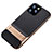 Coque Contour Silicone et Plastique Housse Etui Mat avec Support A01 pour Apple iPhone 11 Pro Or