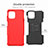 Coque Contour Silicone et Plastique Housse Etui Mat avec Support A01 pour Motorola Moto Edge 20 Lite 5G Petit