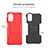 Coque Contour Silicone et Plastique Housse Etui Mat avec Support A01 pour Motorola Moto G22 Petit