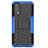 Coque Contour Silicone et Plastique Housse Etui Mat avec Support A01 pour Realme 7 Petit