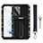 Coque Contour Silicone et Plastique Housse Etui Mat avec Support A01 pour Samsung Galaxy S21 FE 5G Petit
