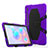 Coque Contour Silicone et Plastique Housse Etui Mat avec Support A01 pour Samsung Galaxy Tab S6 10.5 SM-T860 Violet