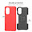 Coque Contour Silicone et Plastique Housse Etui Mat avec Support A02 pour Motorola Moto G Stylus (2022) 4G Petit