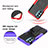 Coque Contour Silicone et Plastique Housse Etui Mat avec Support A02 pour Motorola Moto G Stylus (2022) 5G Petit