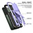 Coque Contour Silicone et Plastique Housse Etui Mat avec Support A03 pour Samsung Galaxy S21 5G Petit