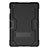 Coque Contour Silicone et Plastique Housse Etui Mat avec Support A03 pour Samsung Galaxy Tab S5e 4G 10.5 SM-T725 Noir