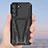 Coque Contour Silicone et Plastique Housse Etui Mat avec Support A04 pour Samsung Galaxy S21 FE 5G Petit