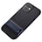 Coque Contour Silicone et Plastique Housse Etui Mat avec Support A05 pour Apple iPhone 11 Bleu et Noir