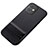 Coque Contour Silicone et Plastique Housse Etui Mat avec Support A05 pour Apple iPhone 11 Noir