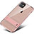 Coque Contour Silicone et Plastique Housse Etui Mat avec Support A06 pour Apple iPhone 11 Or Rose