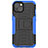 Coque Contour Silicone et Plastique Housse Etui Mat avec Support A07 pour Apple iPhone 13 Mini Petit