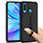 Coque Contour Silicone et Plastique Housse Etui Mat avec Support Bague Anneau S04 pour Huawei P30 Lite New Edition Noir