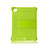 Coque Contour Silicone et Plastique Housse Etui Mat avec Support H01 pour Apple iPad Pro 11 (2020) Vert