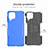 Coque Contour Silicone et Plastique Housse Etui Mat avec Support J01X pour Samsung Galaxy M33 5G Petit